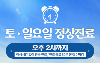 토·일요일 정상진료